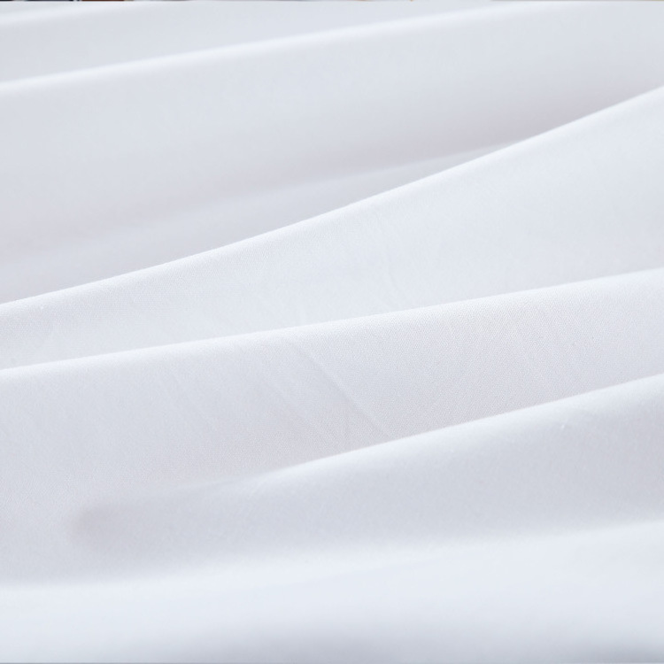 75 cotton 25 polyester hotel duvet cover fabric  cvc 75/25 fabric for bed sheet  fabric in roll bale