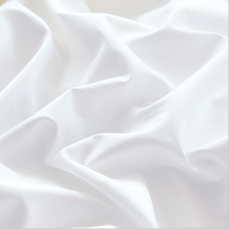 CVC 80/20 hotel fabric cotton 80% poly 20% hospitality linen fabric  raw material cotton fabric