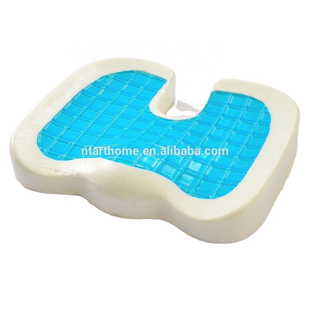 Summer Office Silicone Silica Outdoor Car Chair Airplane Office Memory Foam Gel Seat Cushion