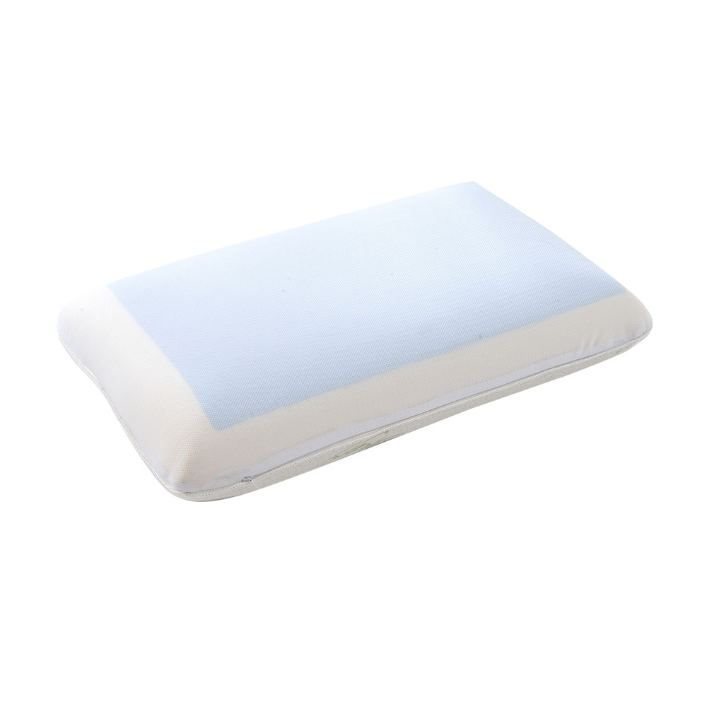 Gel Layer Cervical Pillow Cooling Orthopedic Memory Foam Pillow for Side Back Stomach Sleeper