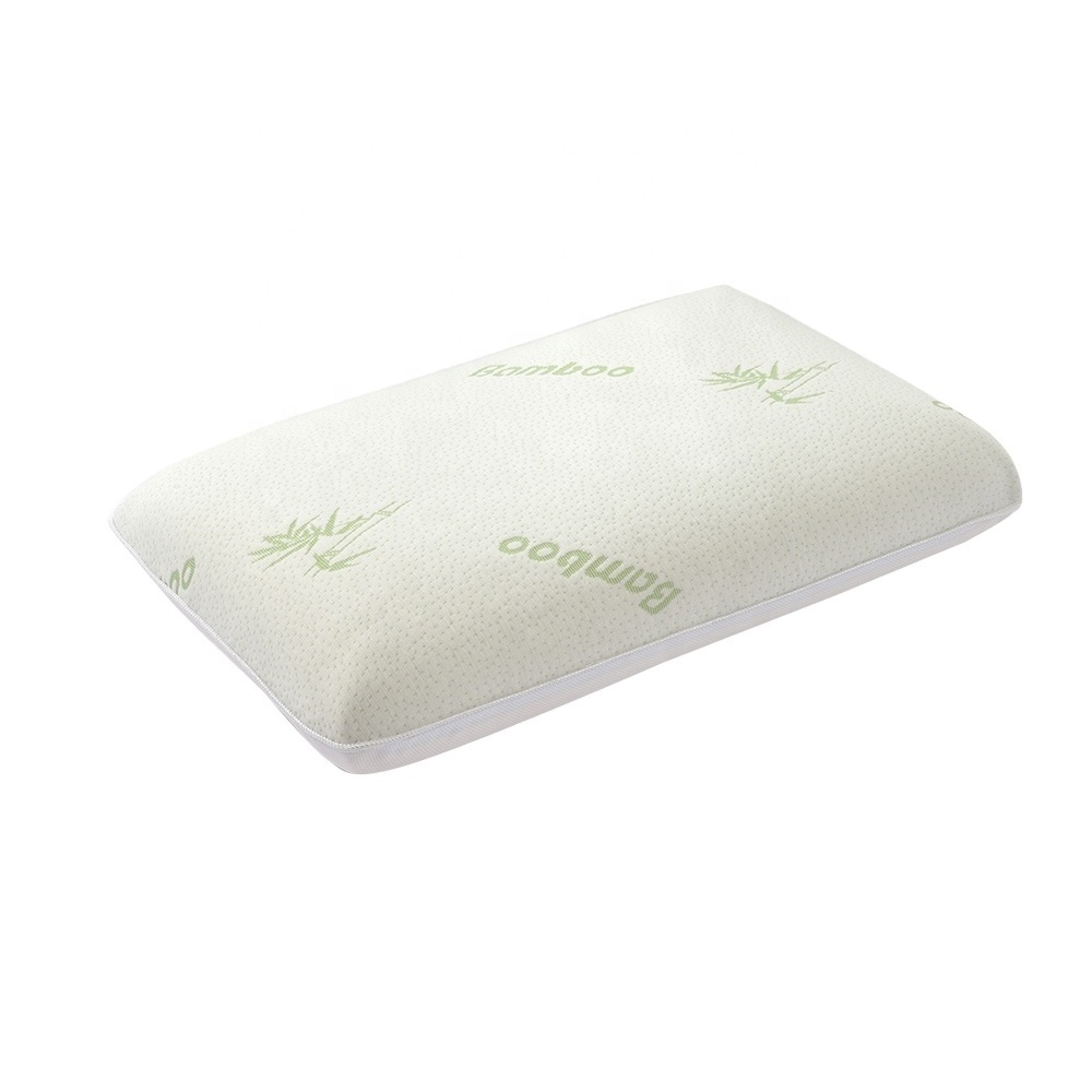 Contoured Memory Foam Pillow Head Bread Shaped Pillow Bamboo and Mesh Fabric Pillow for Head Sleeping