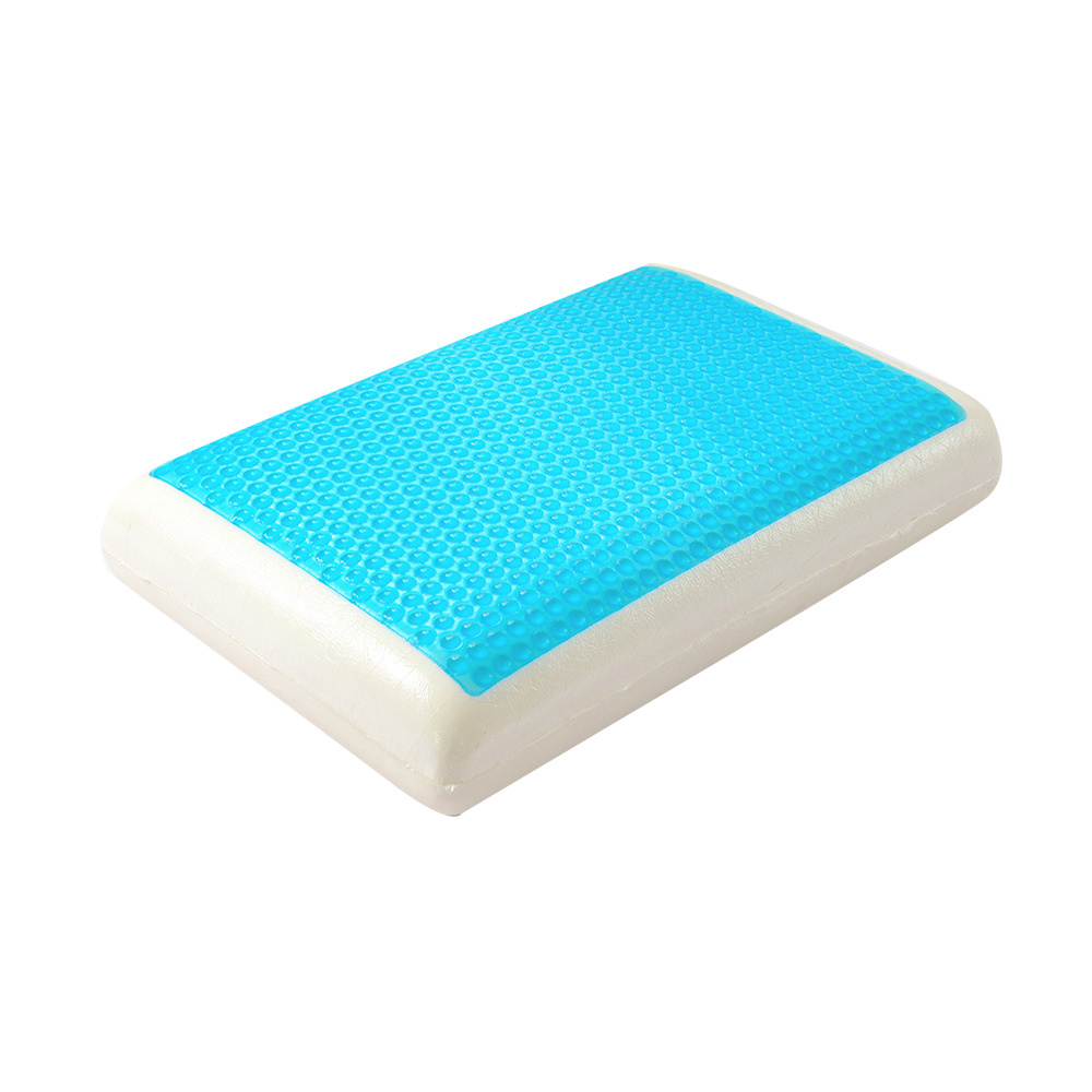 Gel Layer Cervical Pillow Cooling Orthopedic Memory Foam Pillow for Side Back Stomach Sleeper