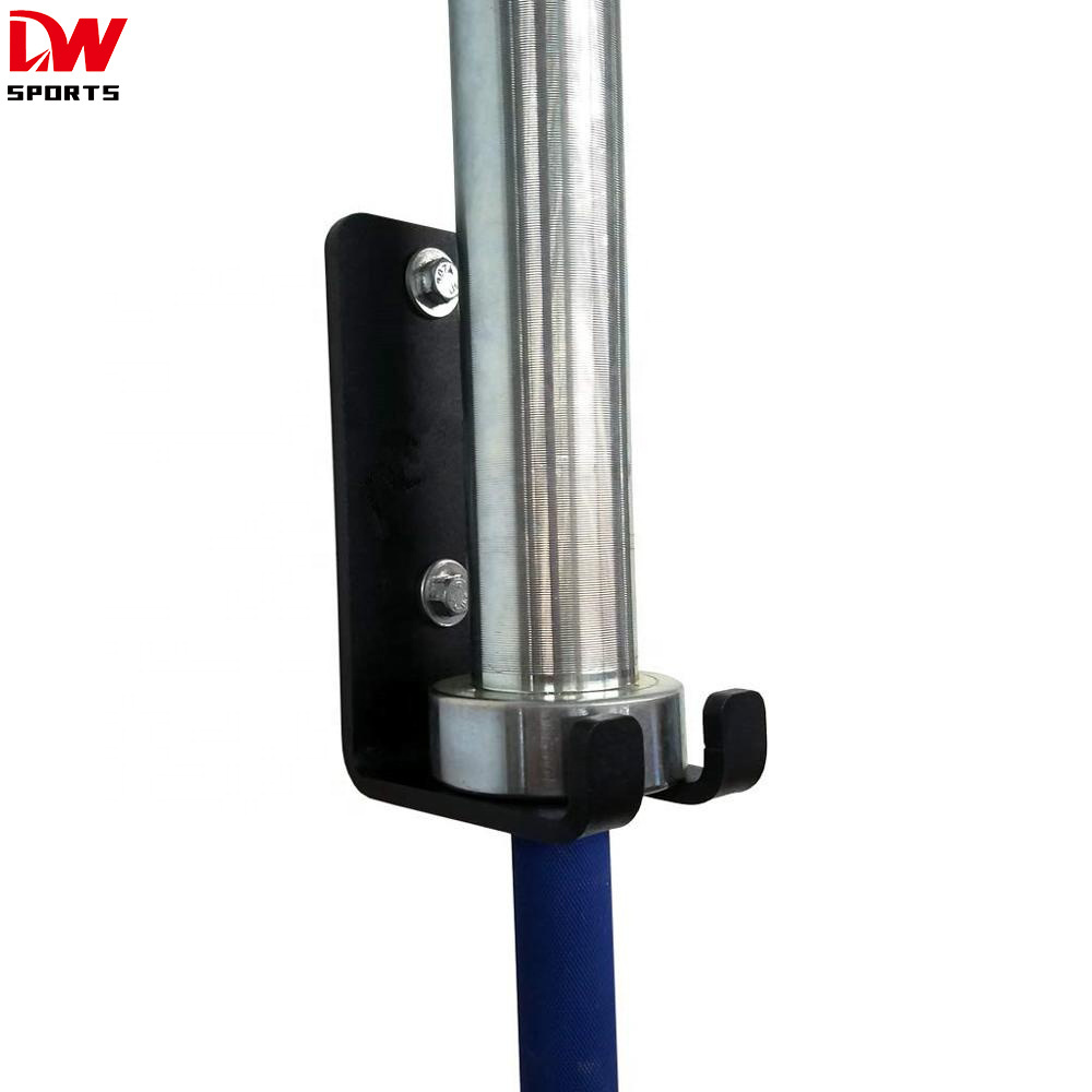 DW SPORTS Gym Weight Lifting Bar Holder Wall Mount Storage Barbell Hanger