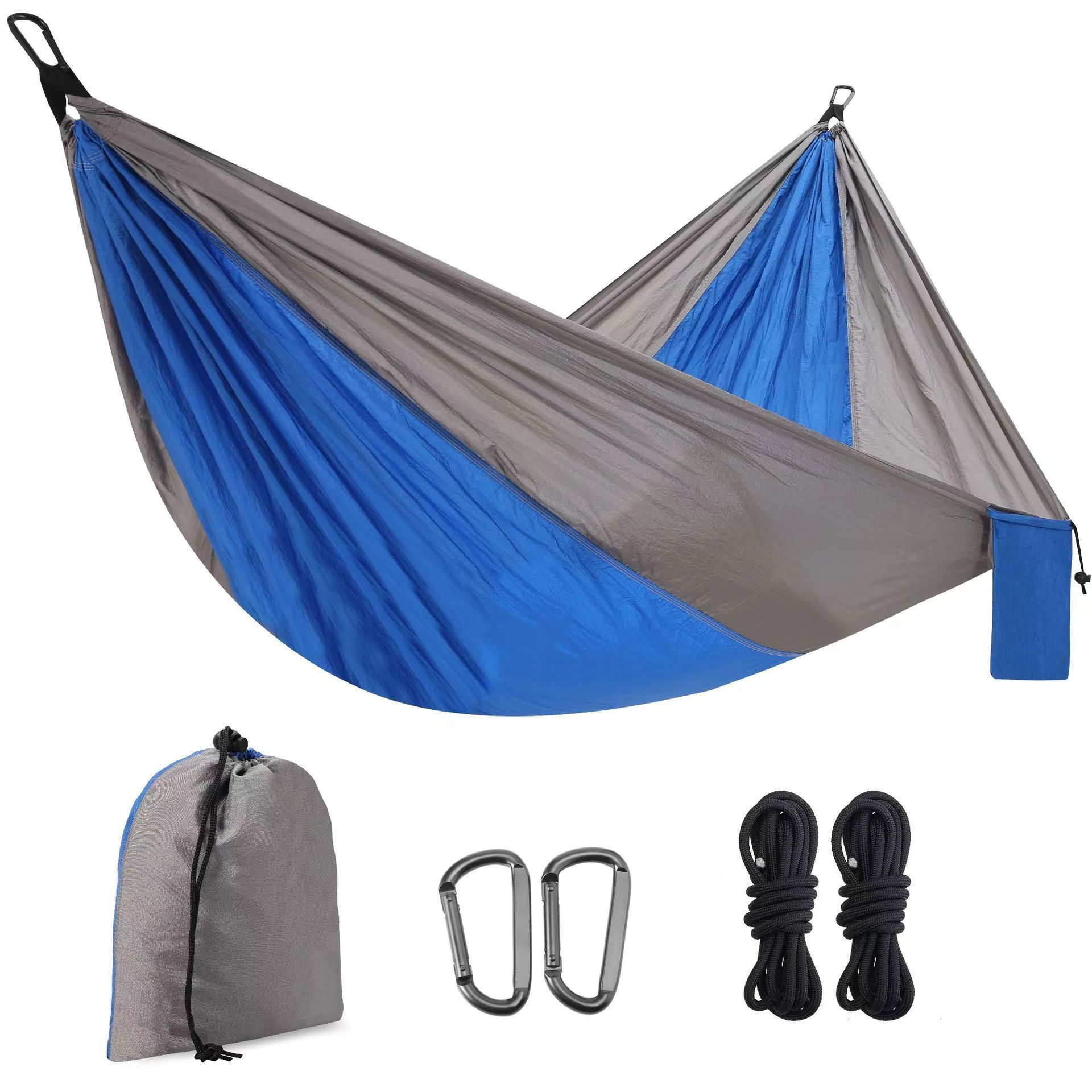 Outfitters Camping Hammock - Camping Accessories Single or Double Hammock for Outdoor, Travel Hammock Indoor w/Tree Straps