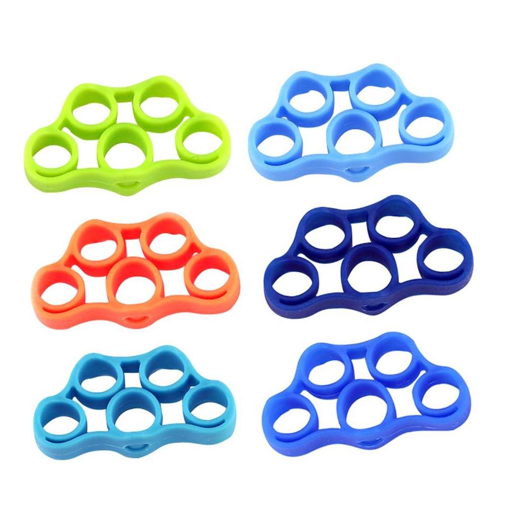 New Arrived Silicone Hand Grip Strengthener Finger Stretcher Hand Exercise Gym Fitness Grip Finger Trainer Ring