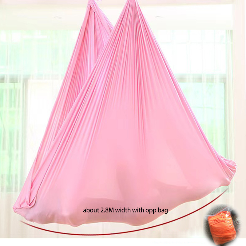 Aerial Yoga Hammock 5.5 yards Premium Aerial Silk Fabric Yoga Swing for Antigravity Yoga Inversion