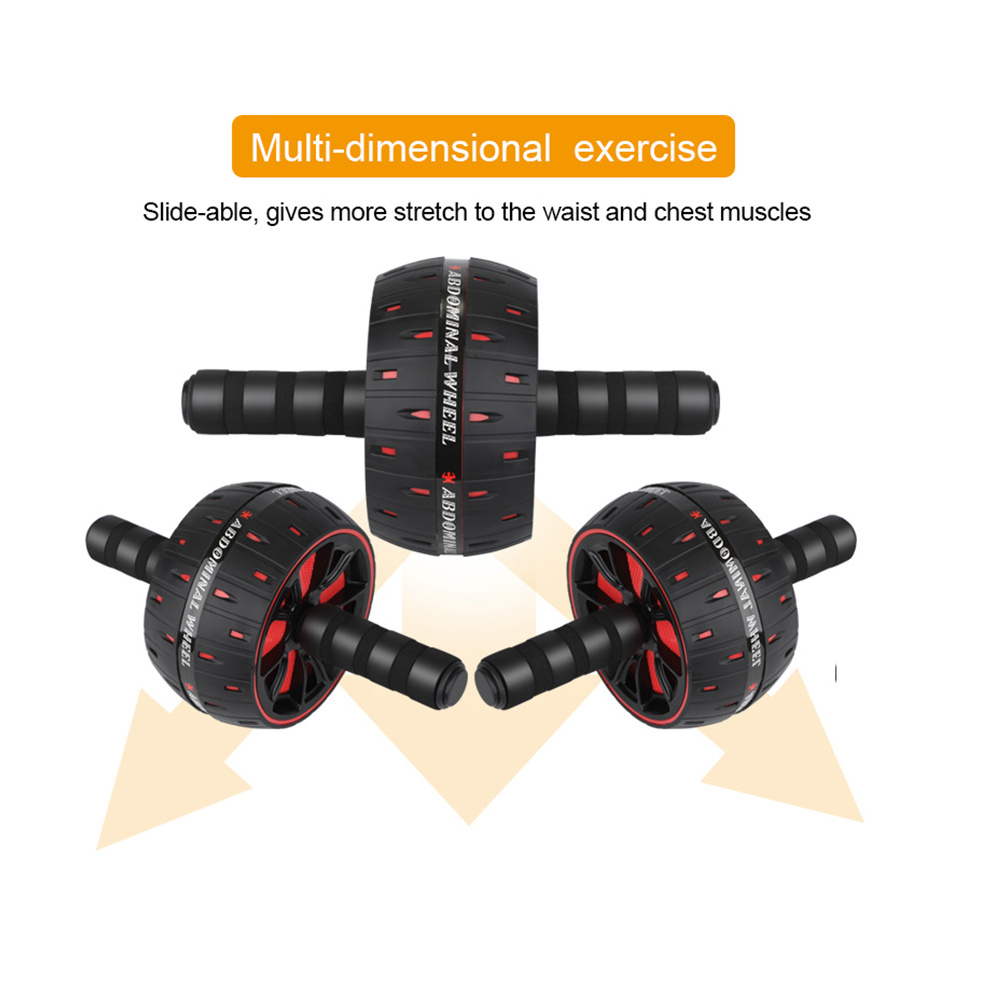 Exercise Wheel Fitness Equipment Mute ABS Abdominal Roller For Arms Back Belly Core Trainer Body Shape Training