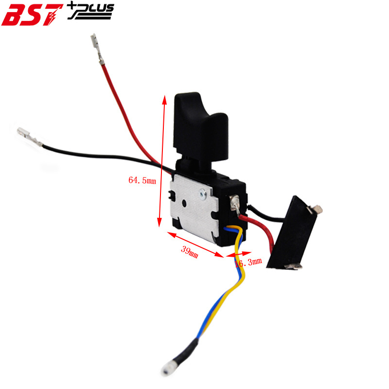 DC12V  Lithium Battery Cordless Drill Speed Control  Trigger switch