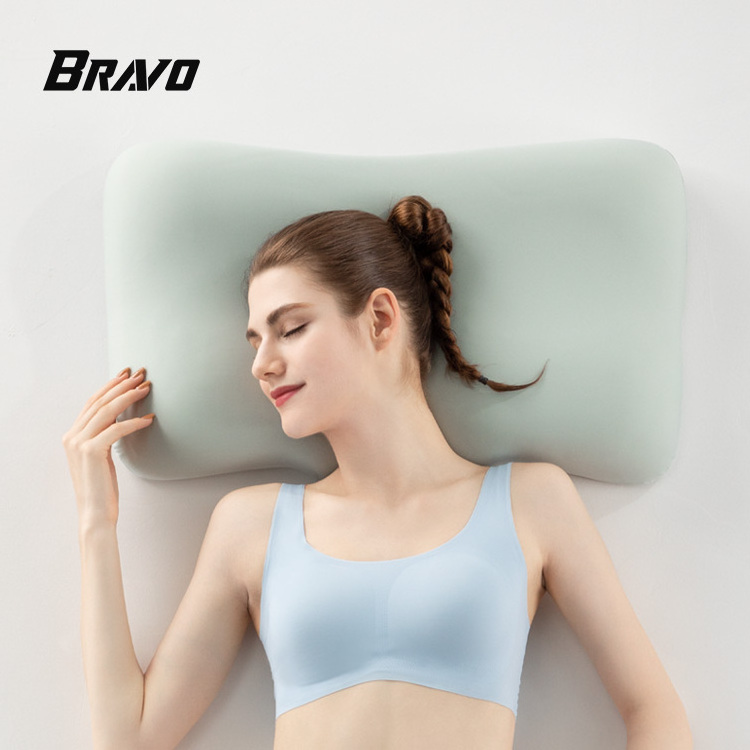 Bravo Bed Pillow Contour Memory Foam Pillow for Side Sleepers Neck Support Orthopedic Cervical Pillow