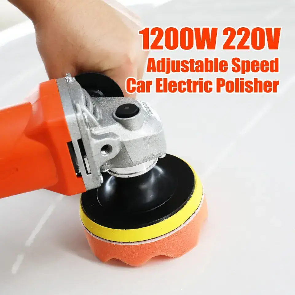 Automobile Polishing Tool 1200W 220V Adjustable Speed Car Electric Polisher Waxing Machine