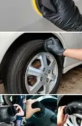 Sponge Factory Wholesale Car Tire Waxing High Density Shaped Hand Polishing Sponge