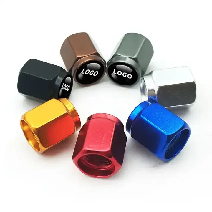 Wholesale prices tire cap valve cover aluminum neo chrome valve cap motorcycle car wheels tire valve stem caps cover