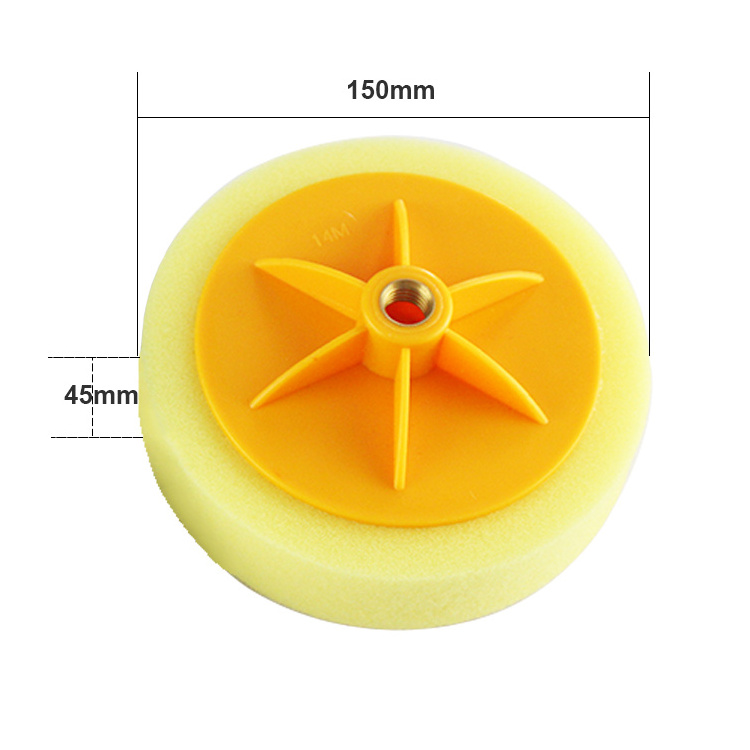 Restore thick, medium and fine screw polishing disc mirror restoration sponge wheel car beauty waxing sponge ball