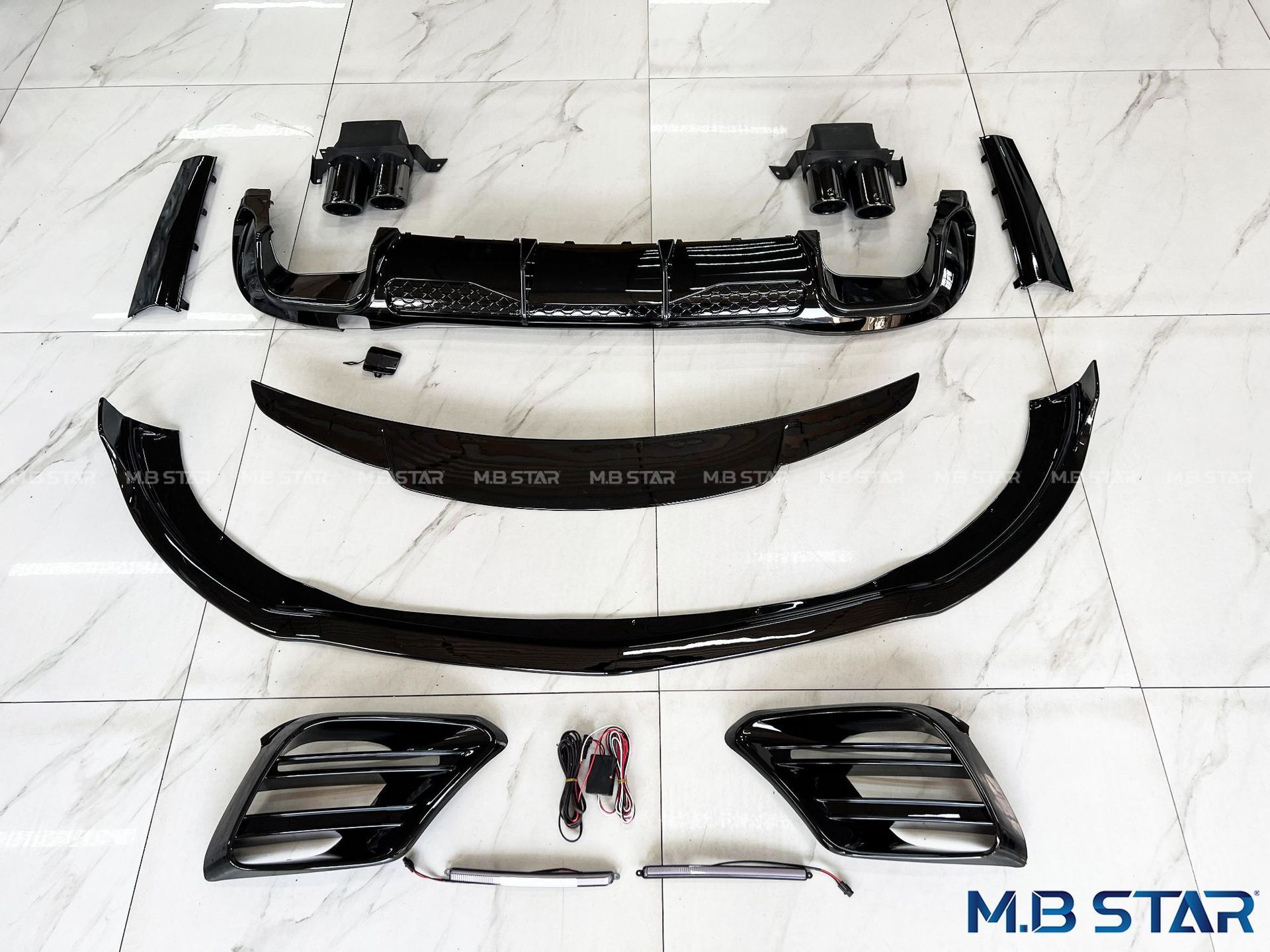 Black Series Bumper Refitted Upgrade Full Body Kit For Mercedes Benz S Class W222 2014-2020 Retrofit S63 Amg Style