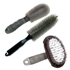 Steel and alloy rim cleaning brush rim cleaner for car and motorcycle tire brush cleaning tools