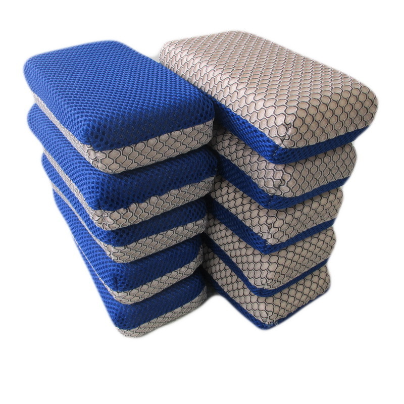 Mesh absorbent car wash sponge thickened honeycomb sponge block polishing waxing car cleaning sponge car cleaning supplies