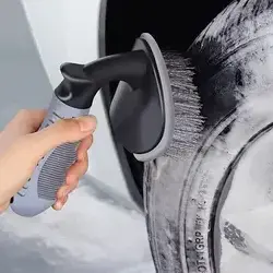 Steel and alloy rim cleaning brush rim cleaner for car and motorcycle tire brush cleaning tools