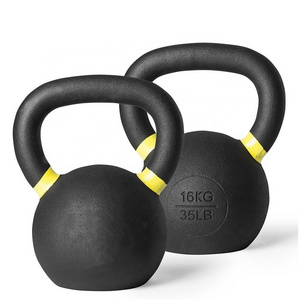 Whole-Body Strength Training, Home Gym, Full-body Exercises, Cast Iron Powder Coated  Kettlebell Weights