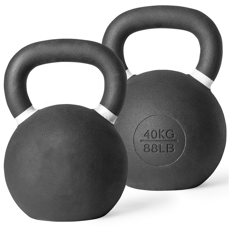 Whole-Body Strength Training, Home Gym, Full-body Exercises, Cast Iron Powder Coated  Kettlebell Weights