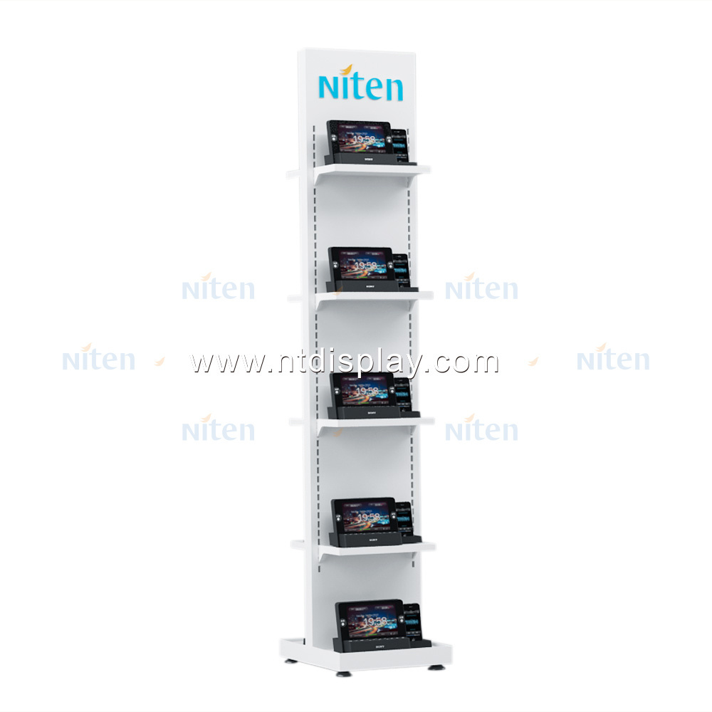 Sports shop wholesale tall wall Bike equipment display rack/equipment for shoe store/helmet display stand