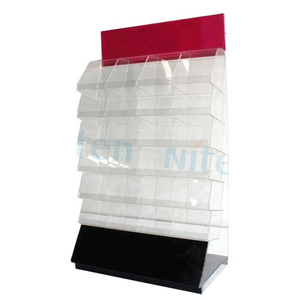 Promotional pop floor  acrylic odourless pick and mix candy display rack