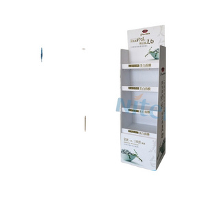 Cardboard Display Counter Rack 2 Tier LOT Corrugated Paper Shelves for Store Display Promotional Marketing Display Stand