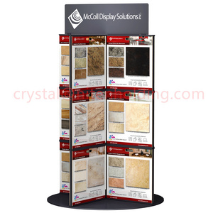 metal slab sliding tower granite showroom stone tile artificial stone tower porcelain mosaics quartz flooring stand display rack