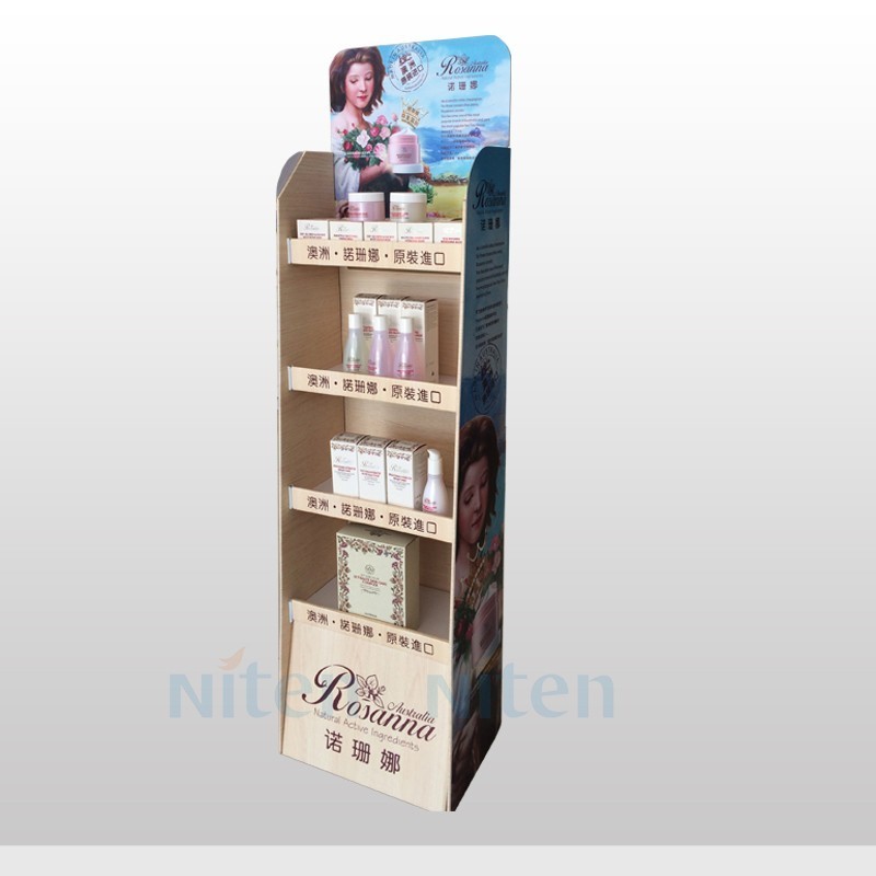 Cardboard Display Counter Rack 2 Tier LOT Corrugated Paper Shelves for Store Display Promotional Marketing Display Stand