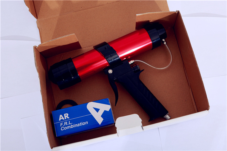 Professional 310ml Sausage Soft Pneumatic Caulking Gun Glass Glue Air Rubber Guns Tool With Control Valve