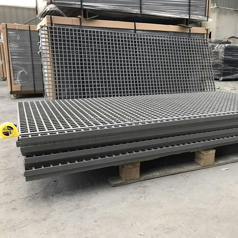 frp plastic bar grating/fiberglass frp plastic grid grating platform