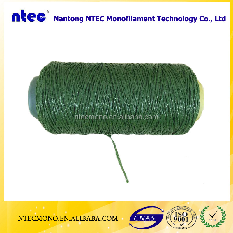 PE/PP Fibrillated Synthetic/Artificial Grass Yarn for Outdoor Soccer Field