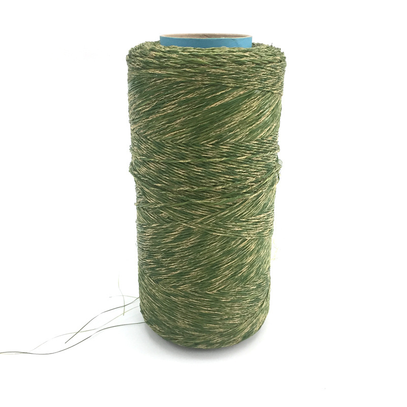 PP Fibrillated Yarn Twist Yarn 5000dtex Colored Artificial Grass Yarn Landscaping Grass