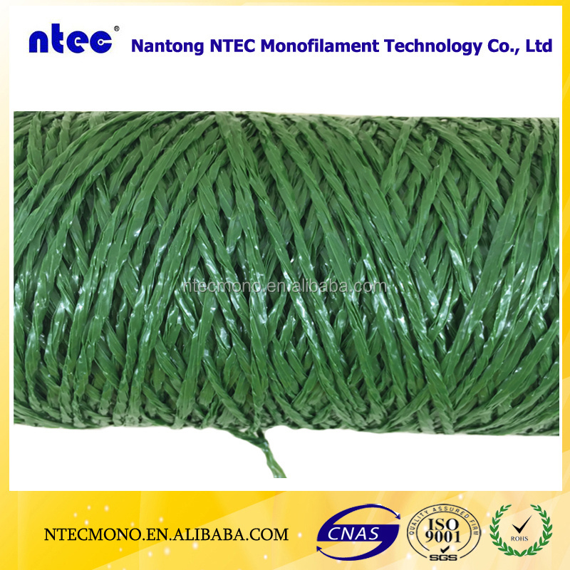 PE/PP Fibrillated Synthetic/Artificial Grass Yarn for Outdoor Soccer Field