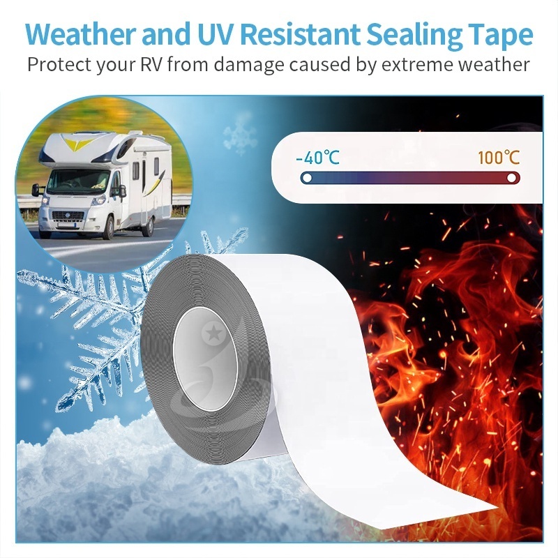 Juli butyl tape White Butyl Tape RV Window Roof Vent Door Waterproofing sealing