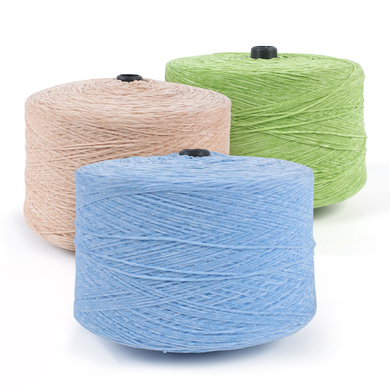 Wholesale dyed polyester super chunky chenille yarn for Hand Knitting Yarn