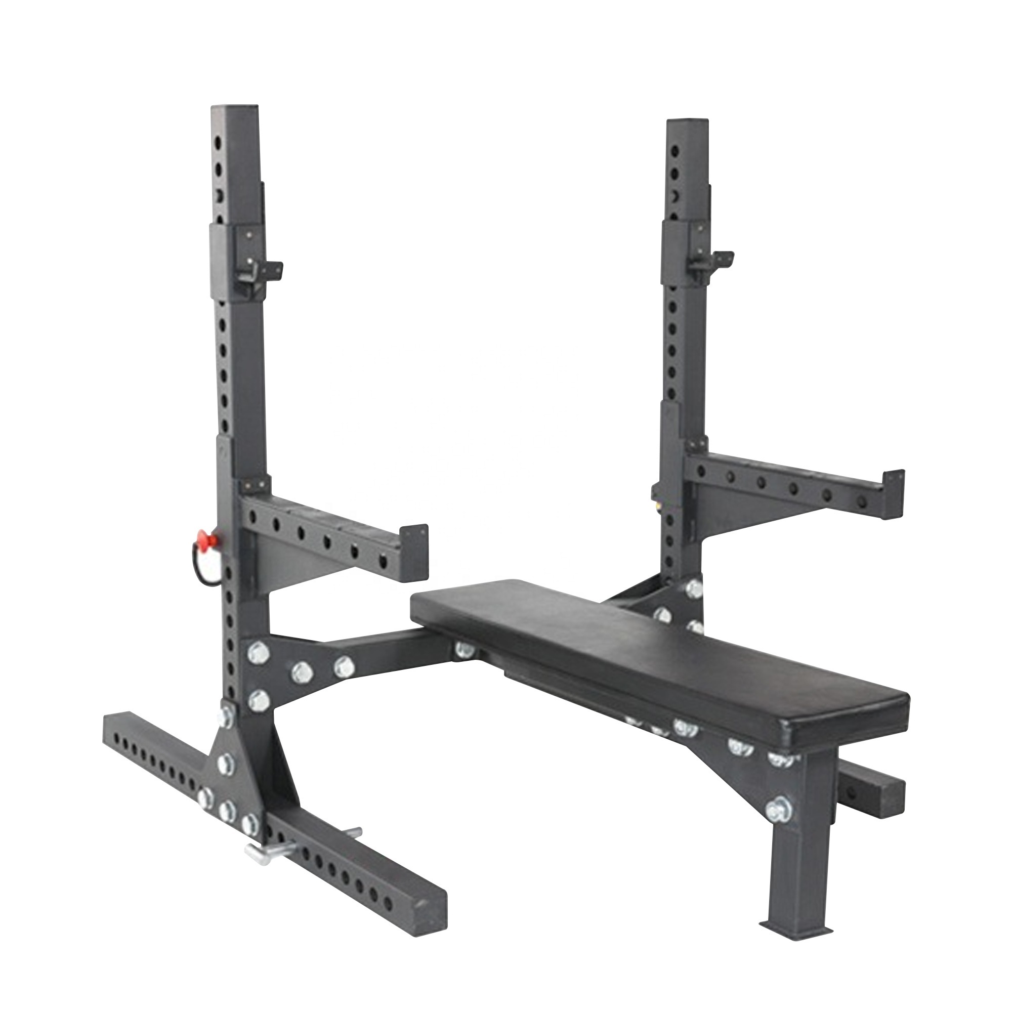 Gym equipment adjustable weight bench with rack and dip station weight lifting bench with factory cheap price