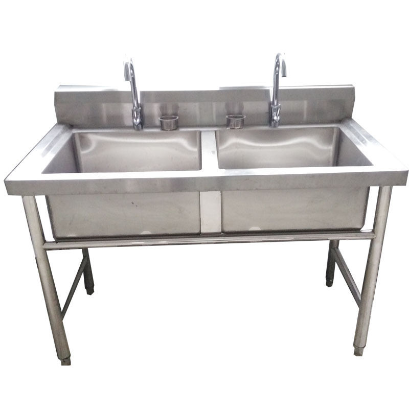 304 Stainless Steel Commercial Kitchen Sink, Free standing Washing Bowl Sink Table