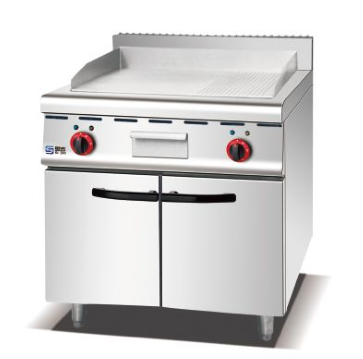 kitchen equipment Commercial Black Lava Rock Grill Electric Grill with Cabinet burner gas stove