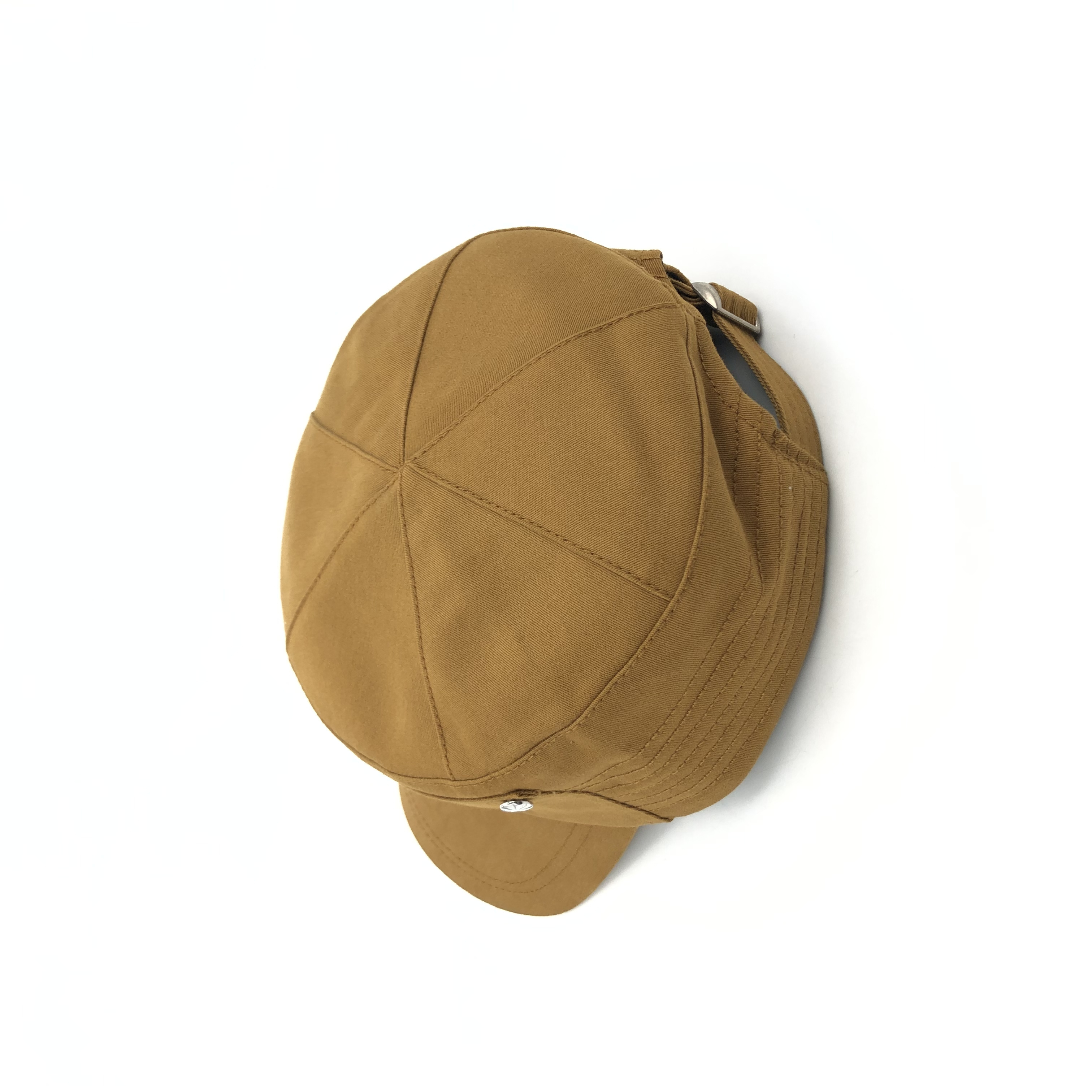 Custom  6 Panel Curved brimmed cap mens hat plain dyed cotton twill  caps  for men