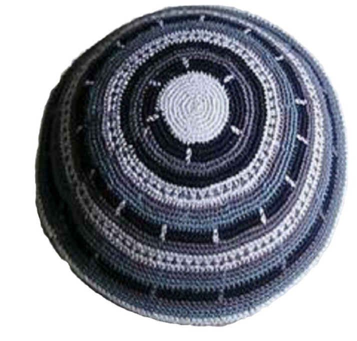 2024 new Muslim prayer cotton crochet Kippah hat