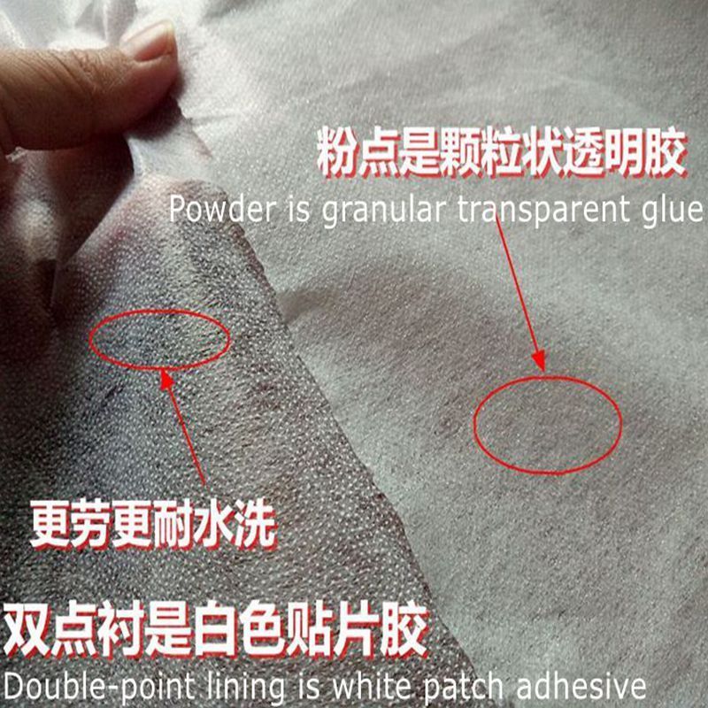 DIY need to use electric iron interfacing single-sided adhesive non-woven lining fabric