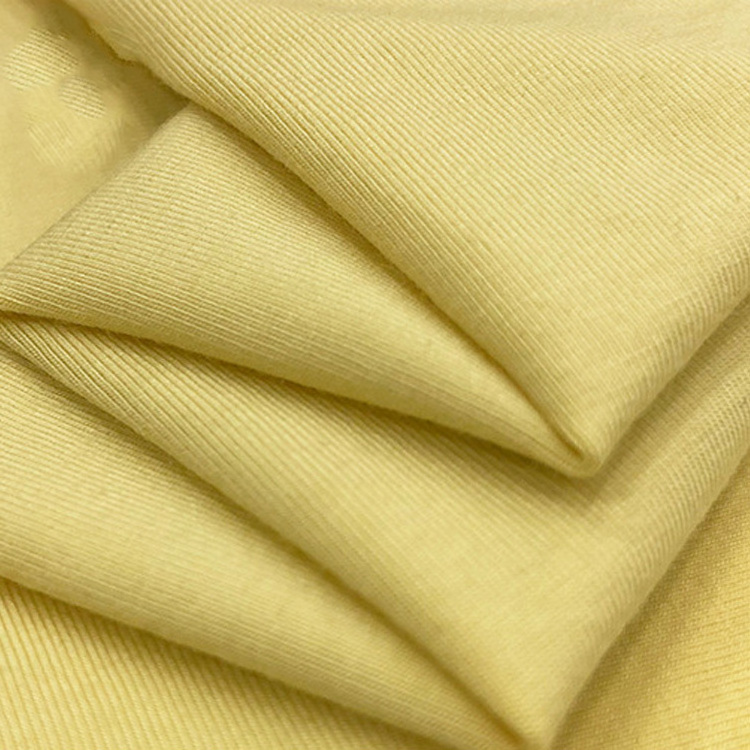 Thick knitted 95% bamboo 5% spandex fabric for clothing