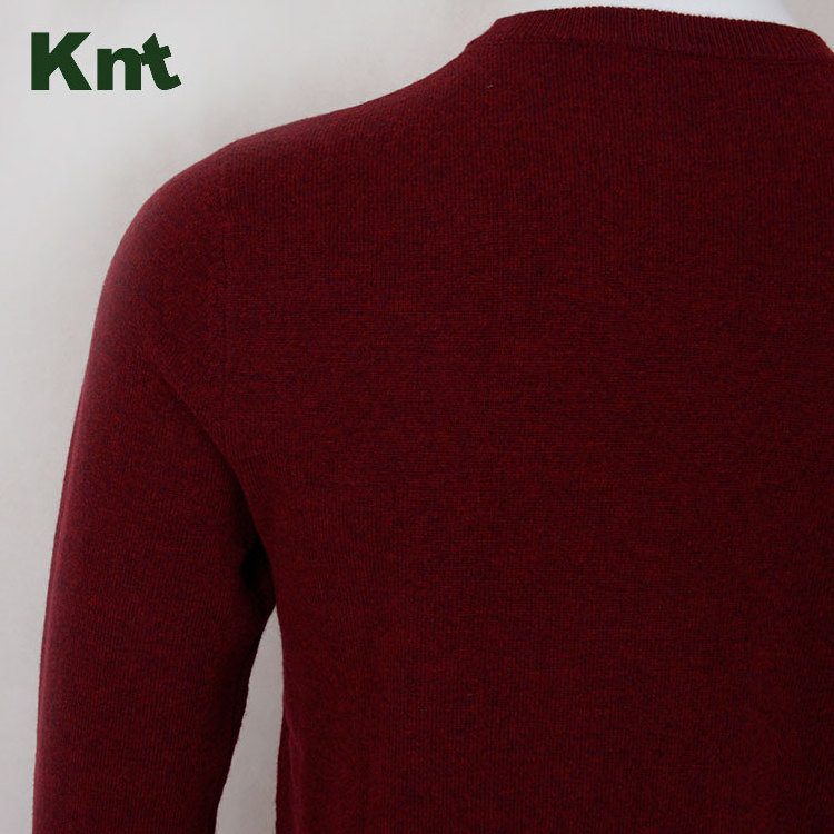 Anti-pilling angora wool sweater for men