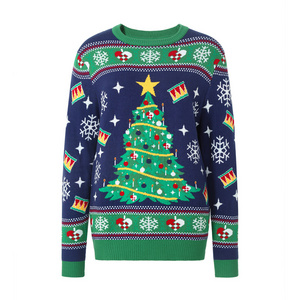 Fashion Men/Women Christmas Jumpers Custom Adults Unisex Knit Ugly Christmas Sweater