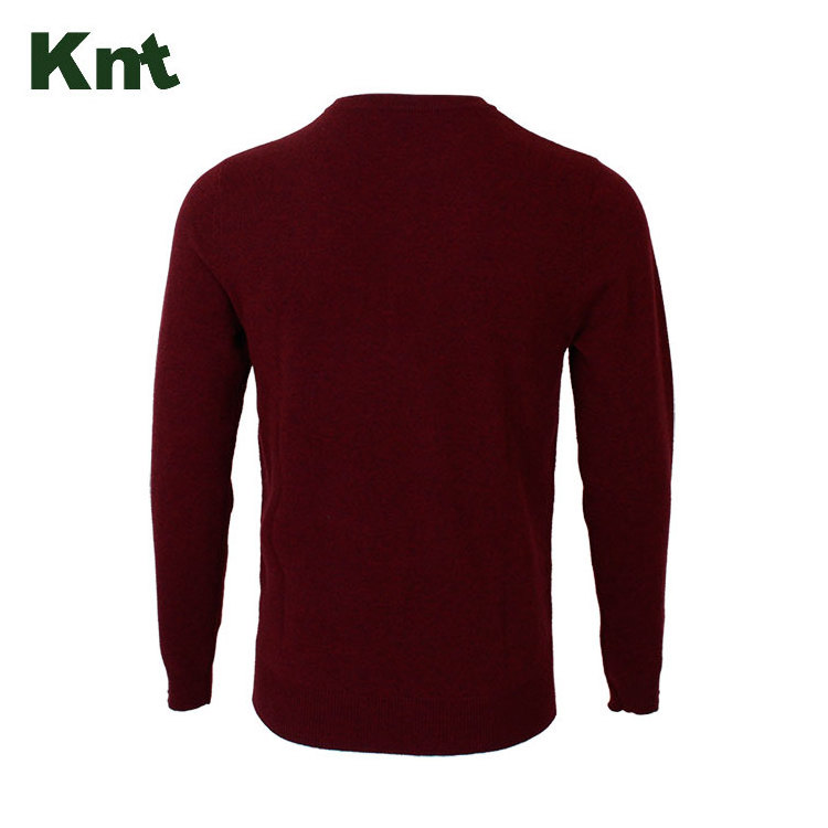 Anti-pilling angora wool sweater for men