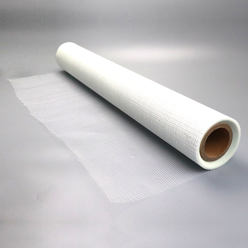 Quality Assurance 34 TEX Fiberglass Laminated Scrim White PVC Coated Fiberglass Mesh