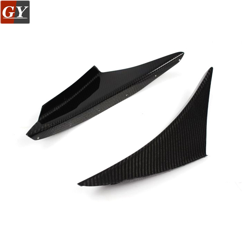 CARBON FIBER ARS STYLE FRONT BUMPER CANARD FOR MITSUBISH EVO 8 CT9A