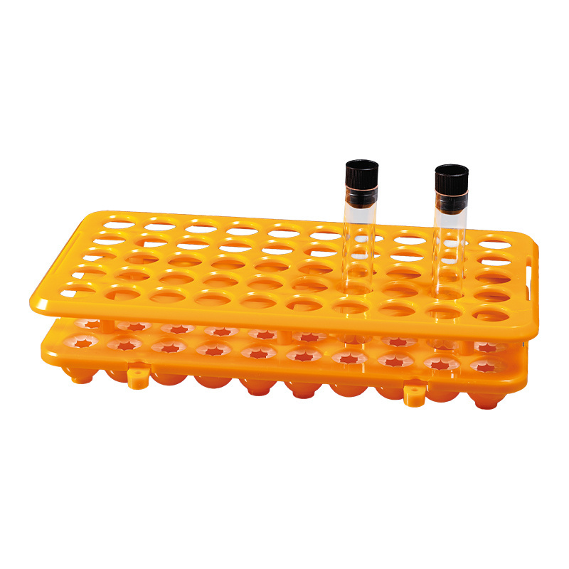 Hot sale 40holes organic glass test tube holder rack