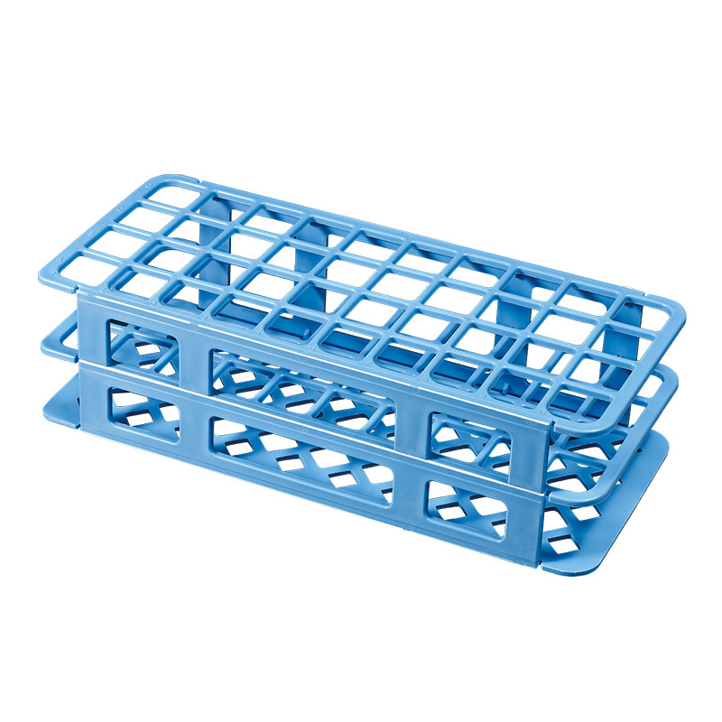 Hot sale 40holes organic glass test tube holder rack