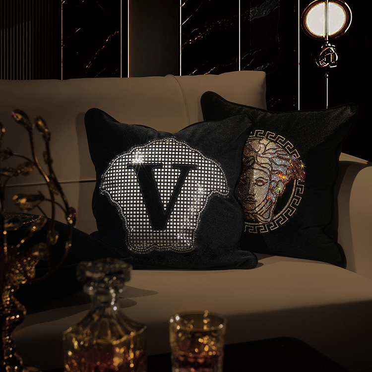 European velvet hot diamond Cushion cases cushion cover